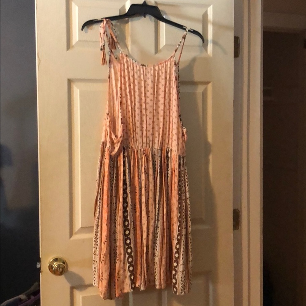 Pink patterned dress size 2X